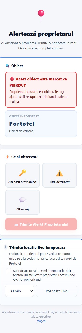 Obiecte de valoare — mobil